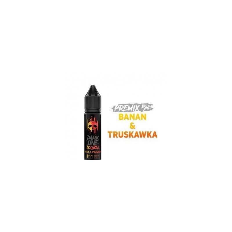 Premix Double Dark Line 5/15ml - Banane & Fraise | EliqVapoteur