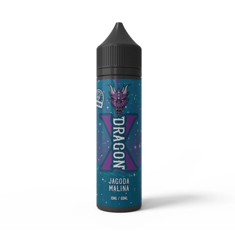 Longfill Dragon X Panda Eksperyment 10/60ml - Jagoda Malina (A25) | Eliq Vapoteur