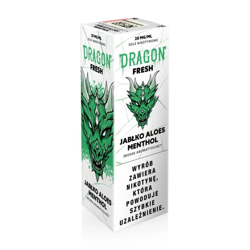 Liquid Dragon Fresh Salt - Pomme Aloe Menthol 20mg (A25) | Eliq Vapoteur