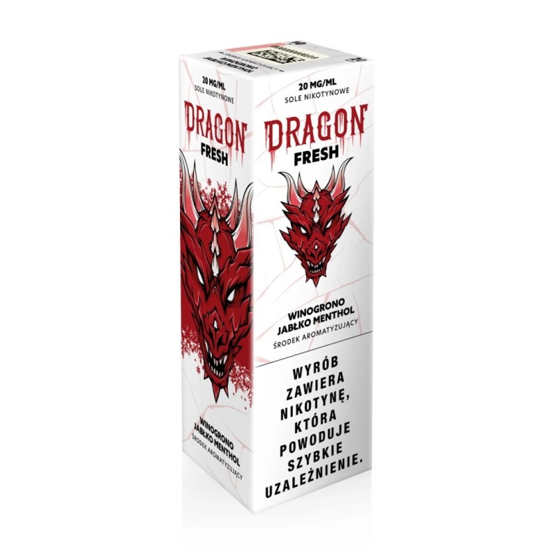 Liquid Dragon Fresh Salt - Raisin Pomme Menthol 20mg (A25) | Eliq Vapoteur