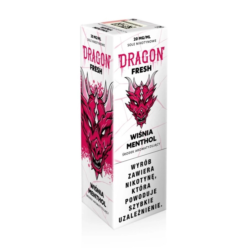 Liquid Dragon Fresh Salt - Cerise Menthol 20mg (A25) | Eliq Vapoteur