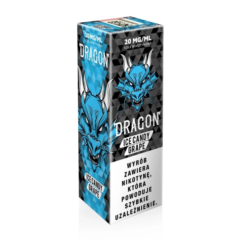 E-liquid Dragon Salt - Ice Candy Grape 20mg | EliqVapoteur