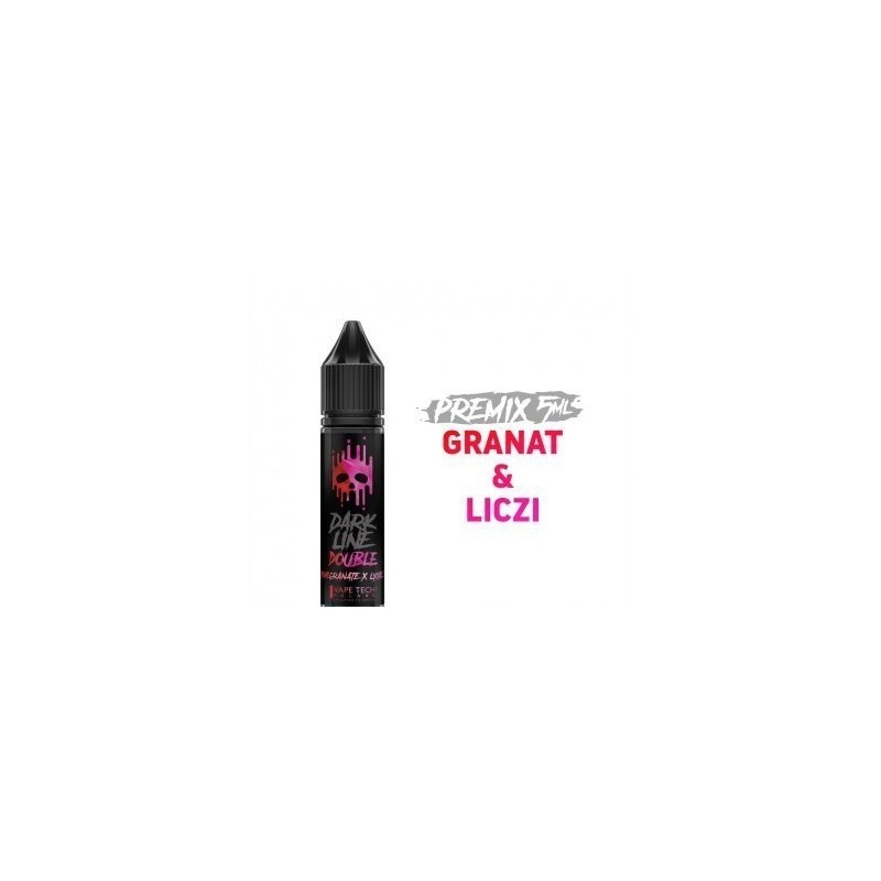 Premix Double Dark Line 5/15ml - Pomegranate & Lychee | Eliq Vapoteur