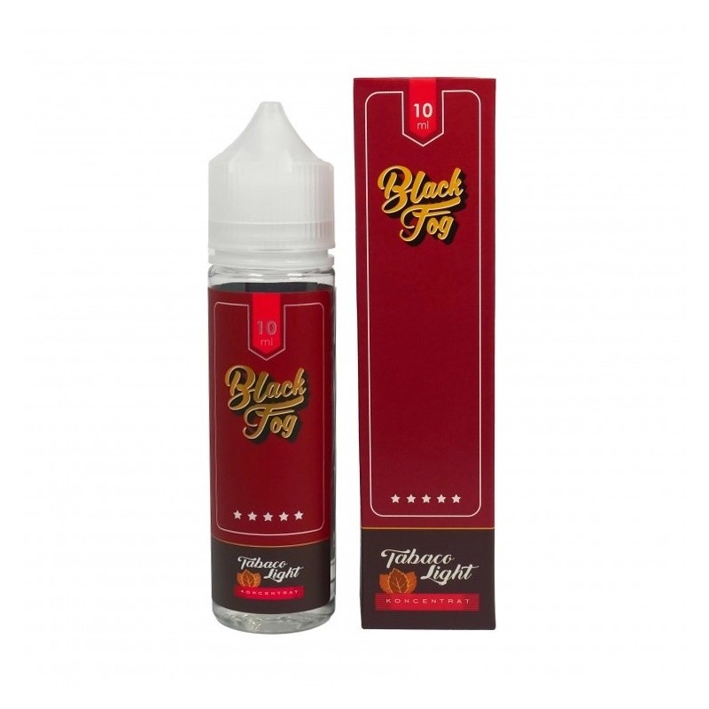 Longfill Black Fog 10/60ml - Light Tobacco | Eliq Vapoteur