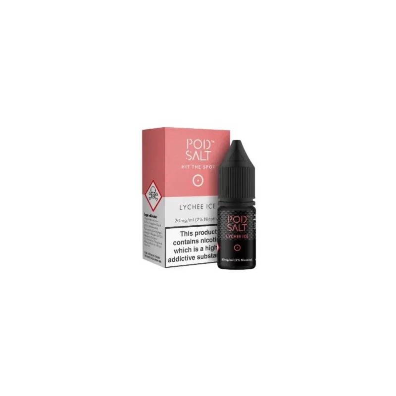 Liquid Pod Salt Core 10ml - Lychee Ice 20mg (A25) | Eliq Vapoteur