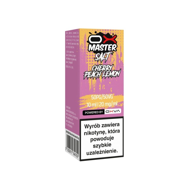 Liquid OXVA OX Master Salt - Cherry Peach Lemon 20mg (A25) | Eliq Vapoteur
