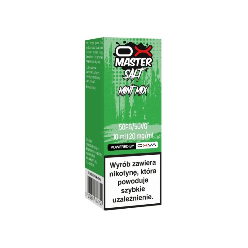 Liquid OXVA OX Master Salt - Mint Mix 20mg (A25) | Eliq Vapoteur
