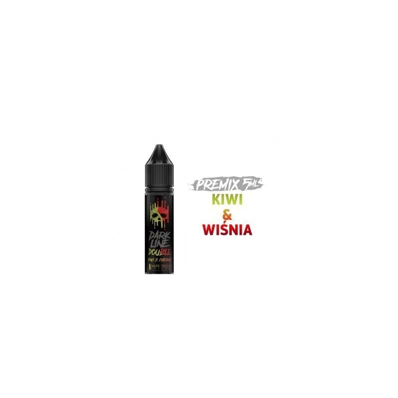 Premix Double Dark Line 5/15ml - Kiwi & Cerise | Eliq Vapoteur