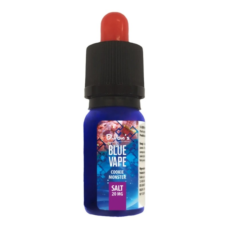 Liquid Dillon's Blue Vape Salt - Cookie Monster 20mg (A25) | Eliq Vapoteur