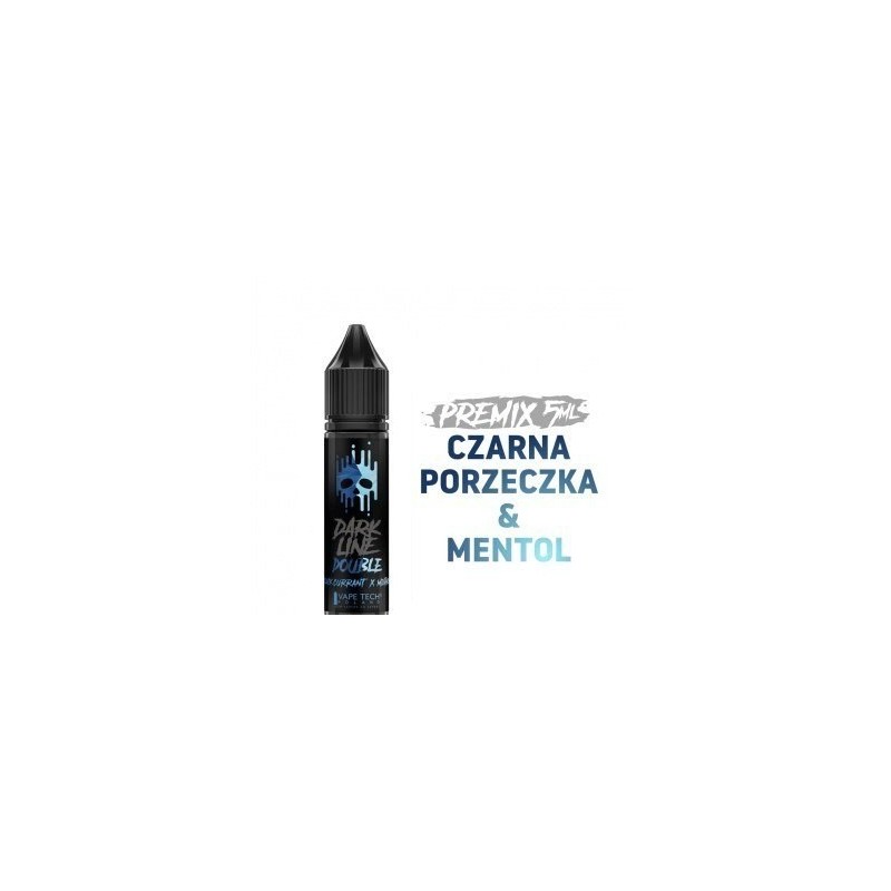 Premix Double Dark Line 5/15ml - Blackcurrant & Menthol | Eliq Vapoteur