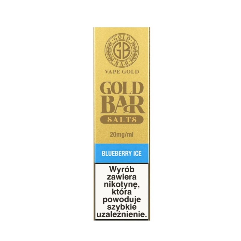 Liquid Gold Bar Salts - Blueberry Ice 20mg | Eliq Vapoteur