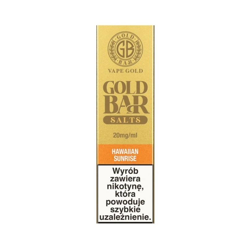 Liquid Gold Bar Salts - Hawaiian Sunrise 20mg | Eliq Vapoteur