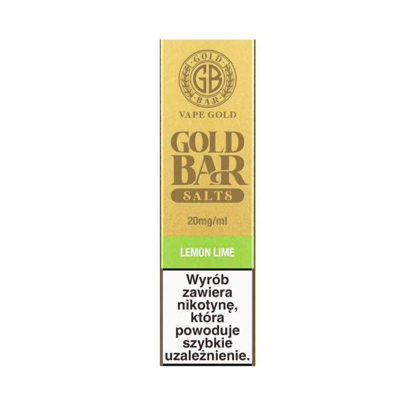 Liquid Gold Bar Salts - Lemon Lime 20mg | Eliq Vapoteur