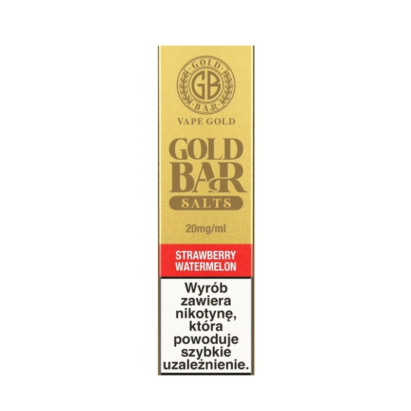 E-liquide Gold Bar Salts - Fraise Pastèque 20mg | EliqVapoteur