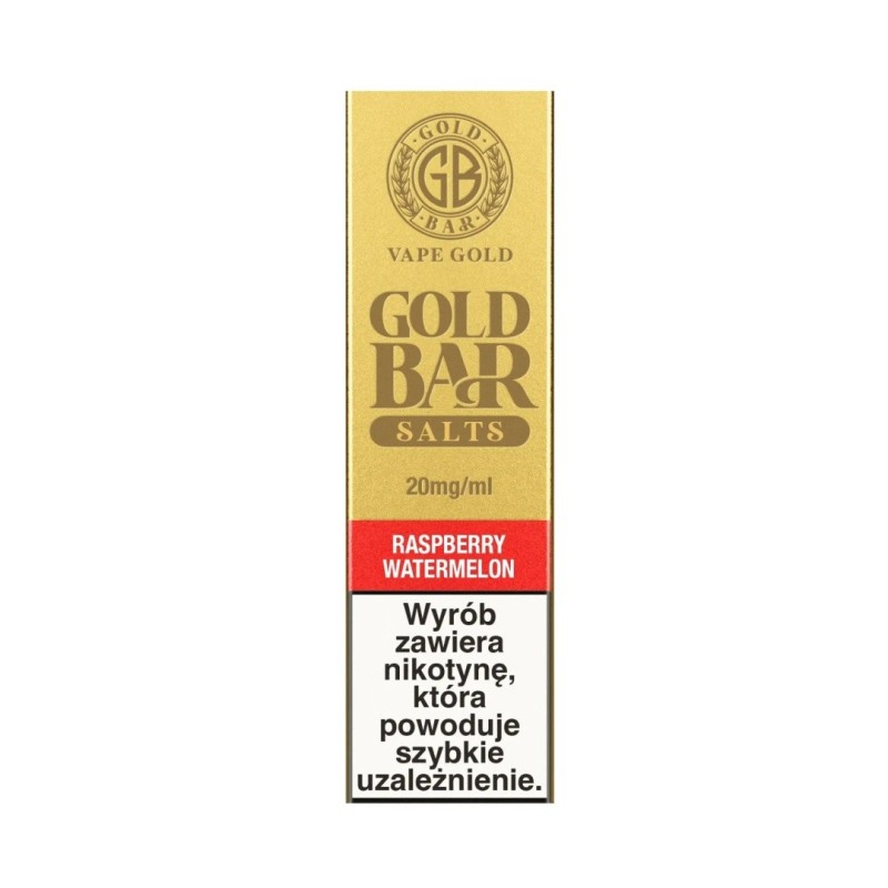 Liquid Gold Bar Salts - Raspberry Watermelon 20mg | Eliq Vapoteur