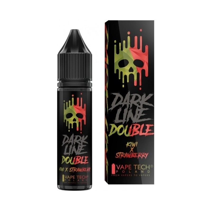 Premix Double Dark Line 5/15ml - Kiwi & Strawberry | Eliq Vapoteur