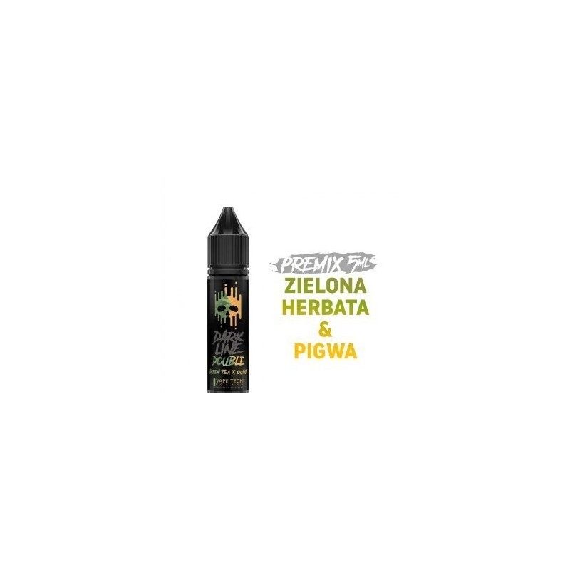 Premix Double Dark Line 5/15ml - Green Tea & Quince | Eliq Vapoteur