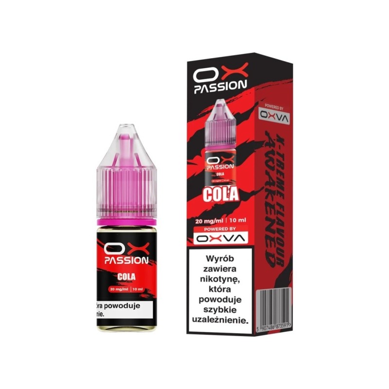 Liquid OXVA OX Passion Salt - Cola 20mg (A25) | Eliq Vapoteur