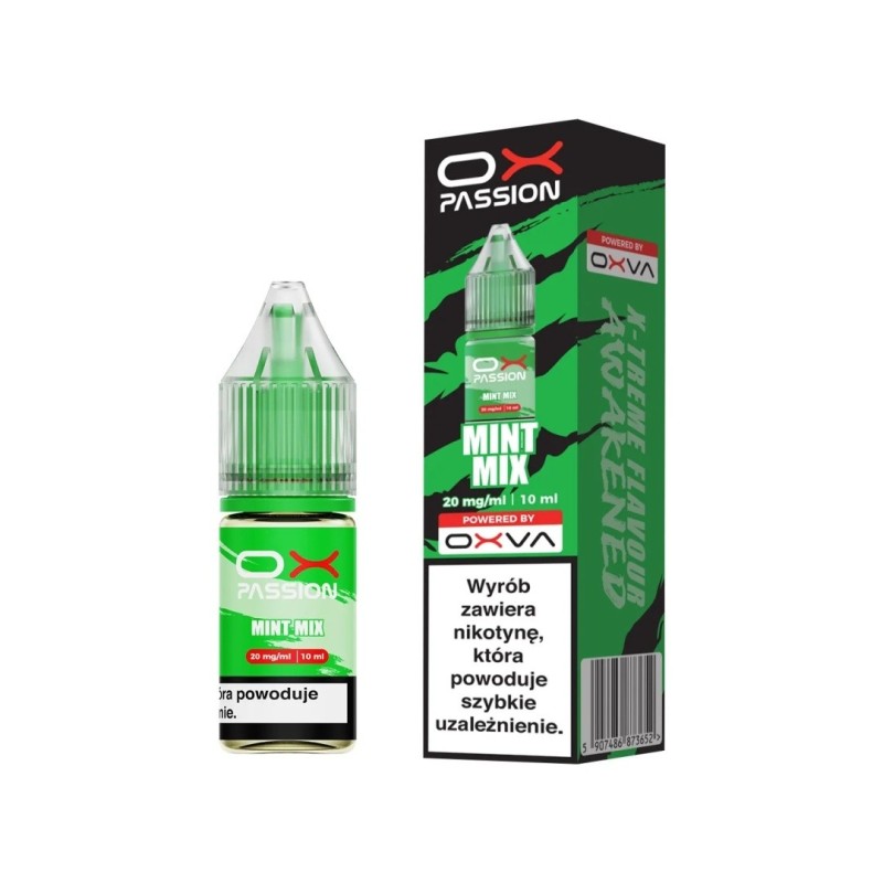 Liquide OXVA OX Passion Salt - Mélange Menthe 20mg (A25) | Eliq Vapoteur