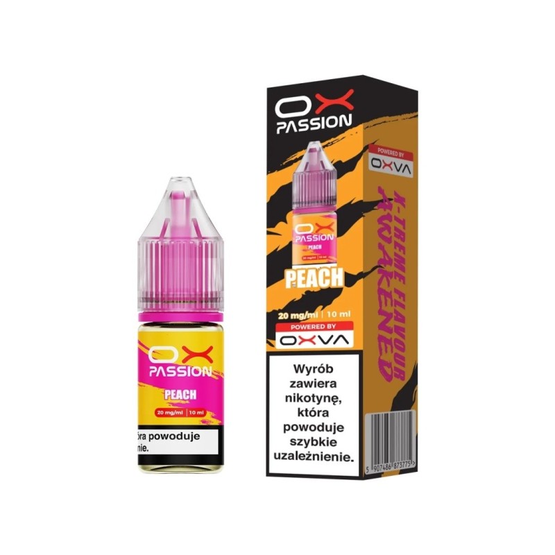 Liquid OXVA OX Passion Salt - Pêche 20mg (A25) | Eliq Vapoteur