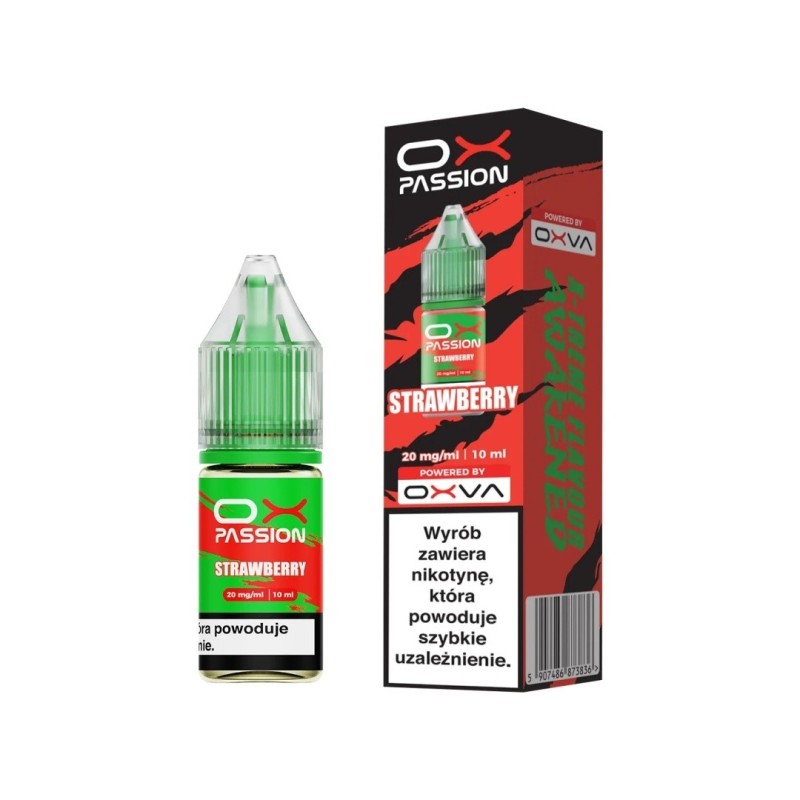 Liquid OXVA OX Passion Salt - Strawberry 20mg (A25) | Eliq Vapoteur