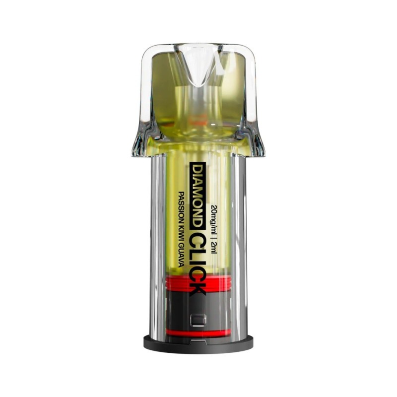 Wkład Diamond Click (2szt.) - Passion Kiwi Guava 20mg (compatible avec Crystal) | Eliq Vapoteur