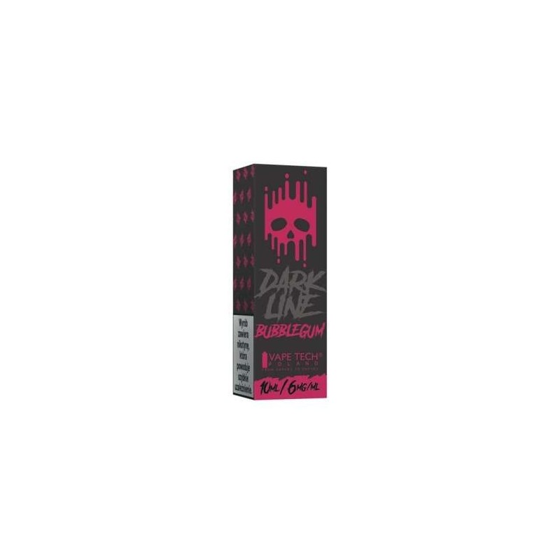 Liquid DARK LINE 10ml - Bubble Gum 6mg  (A25) | Eliq Vapoteur
