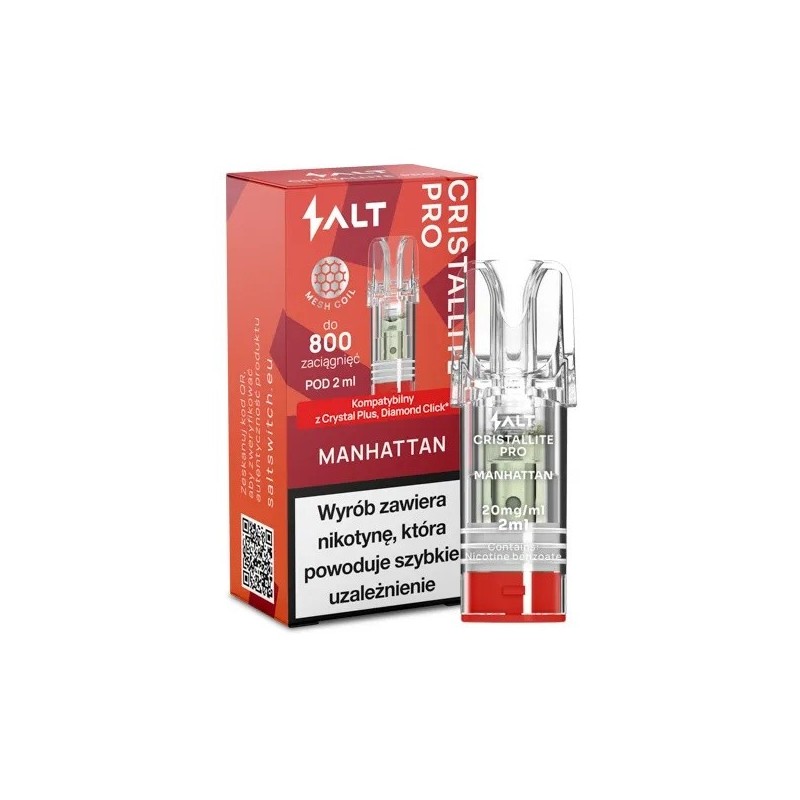 Wkład Cristallite Pro Manhattan 20mg (A25) | Eliq Vapoteur
