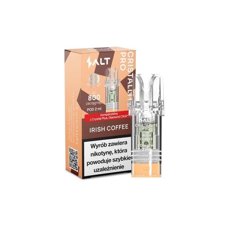 Wkład Cristallite Pro Irish Coffee 20mg (A25) | Eliq Vapoteur