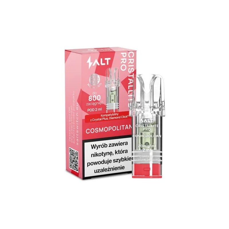 Wkład Cristallite Pro Cosmopolitan 20mg (A25) | Eliq Vapoteur