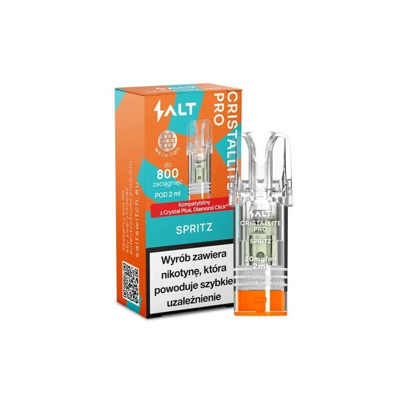 Wkład Cristallite Pro Spritz 20mg (A25) | Eliq Vapoteur