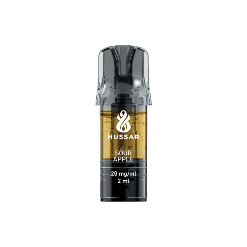 Cartouche Hussar Aroma Plus - Sour Apple 20mg (compatible avec Crystal) | EliqVapoteur