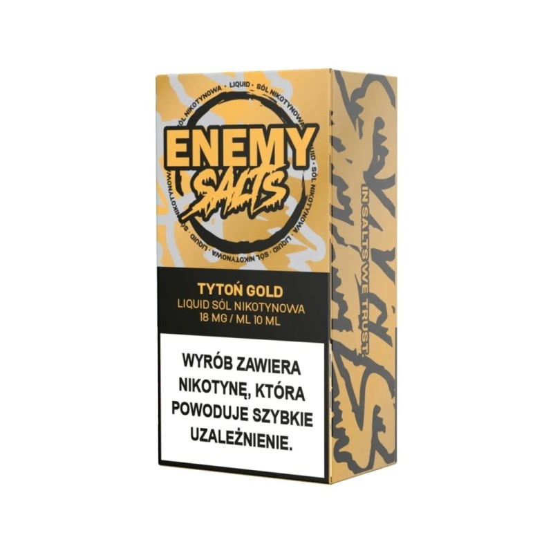 Liquid Enemy Salts - Tytoń Gold 18mg (A25) | Eliq Vapoteur