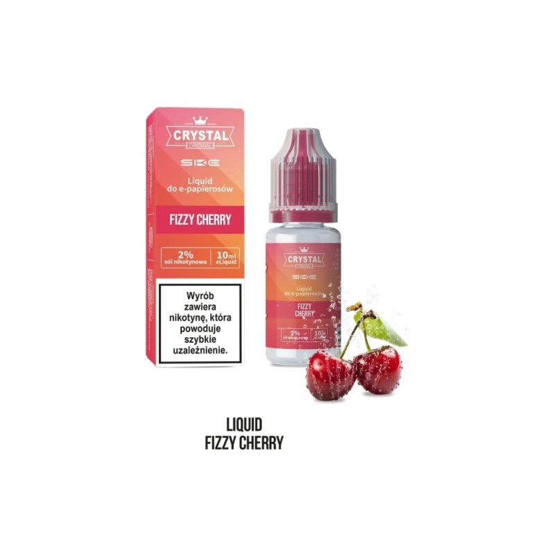 E-liquide Crystal Salt - Cerise Pétillante 20 mg 10 ml | EliqVapoteur