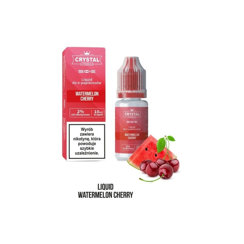 Liquid Crystal Salt - Watermelon Cherry 20 mg 10 ml (A25) | Eliq Vapoteur