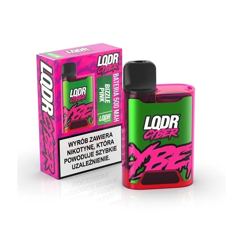 Batterie 500mAh LQDR Cyber - Bizzle Pink | Eliq Vapoteur