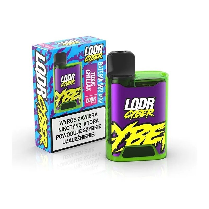 Batterie 500mAh LQDR Cyber - Toxic Chillax | Eliq Vapoteur