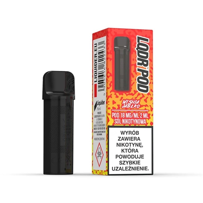 Wkład LQDR Pod 2ml - Wiśnia Jabłko | Eliq Vapoteur