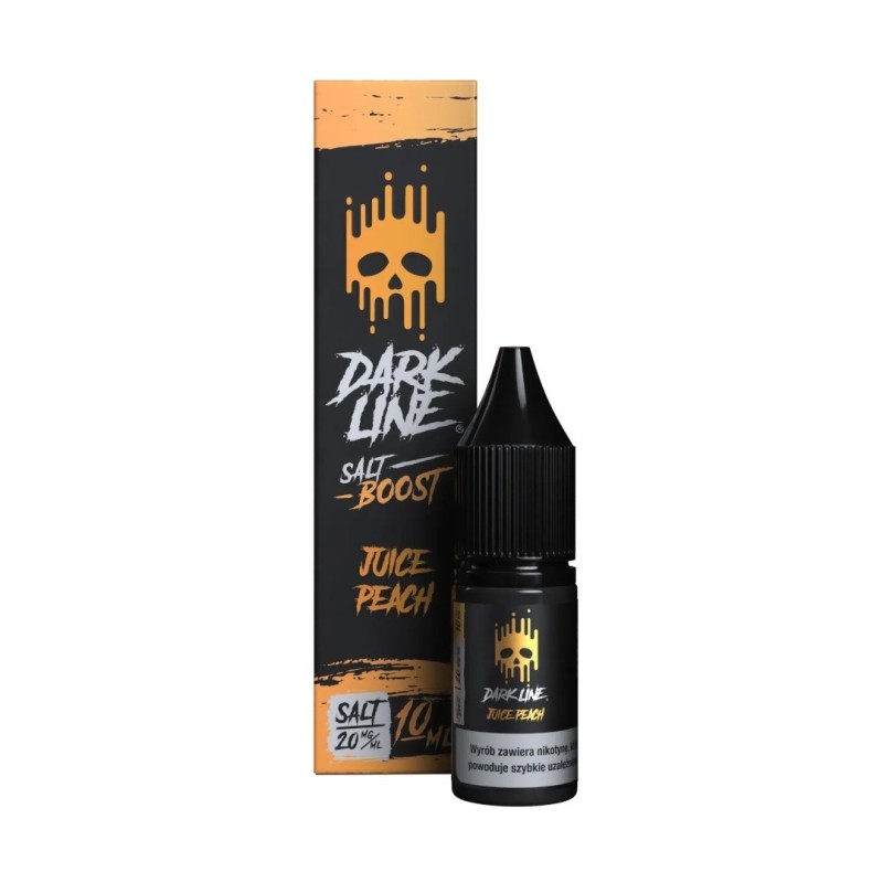 Liquid Dark Line Boost Salt 10ML - Jus Pêche 20MG (A25) | Eliq Vapoteur