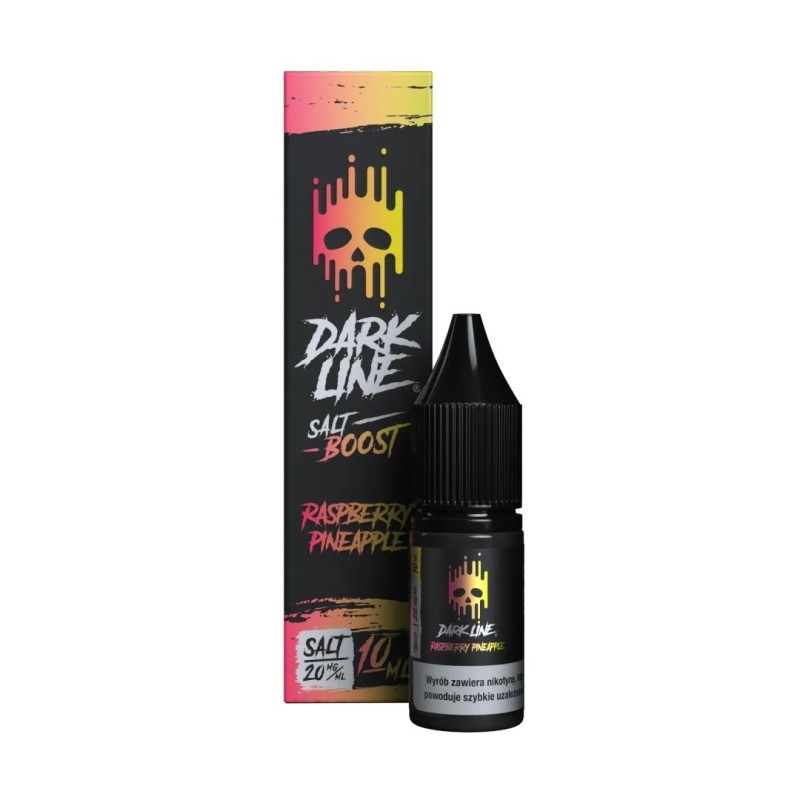 Liquid Dark Line Boost Salt 10ML - Framboise Ananas 20MG (A25) | Eliq Vapoteur