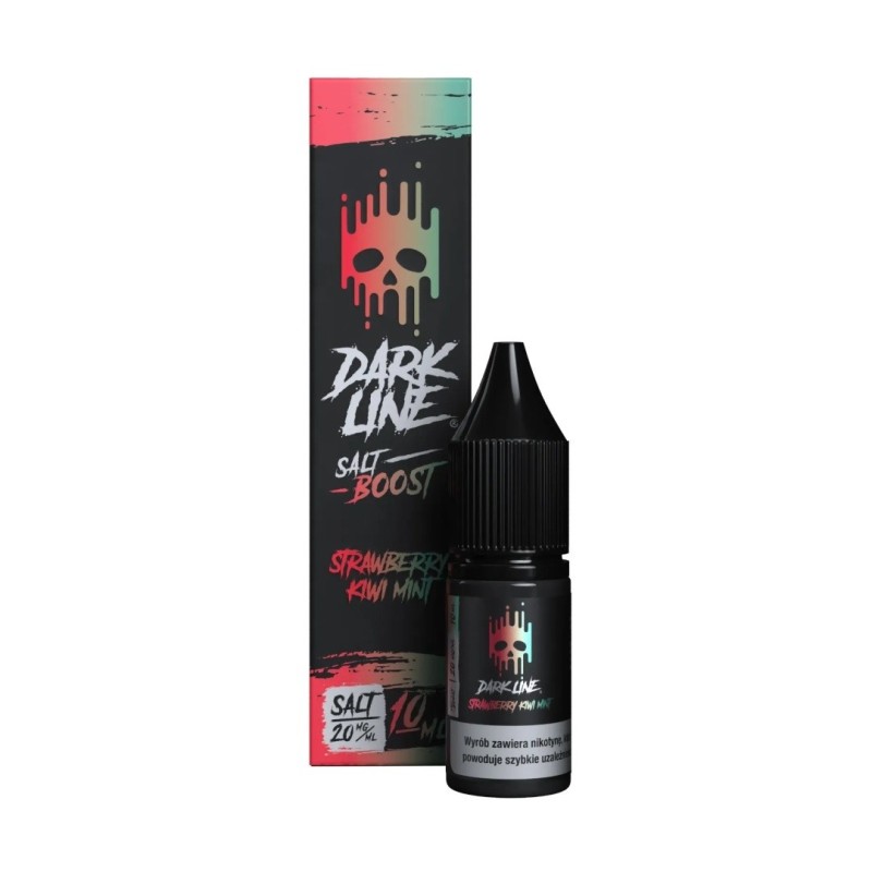 Liquid Dark Line Boost Salt 10ML - Fraise Kiwi Menthe 20MG (A25) | Eliq Vapoteur
