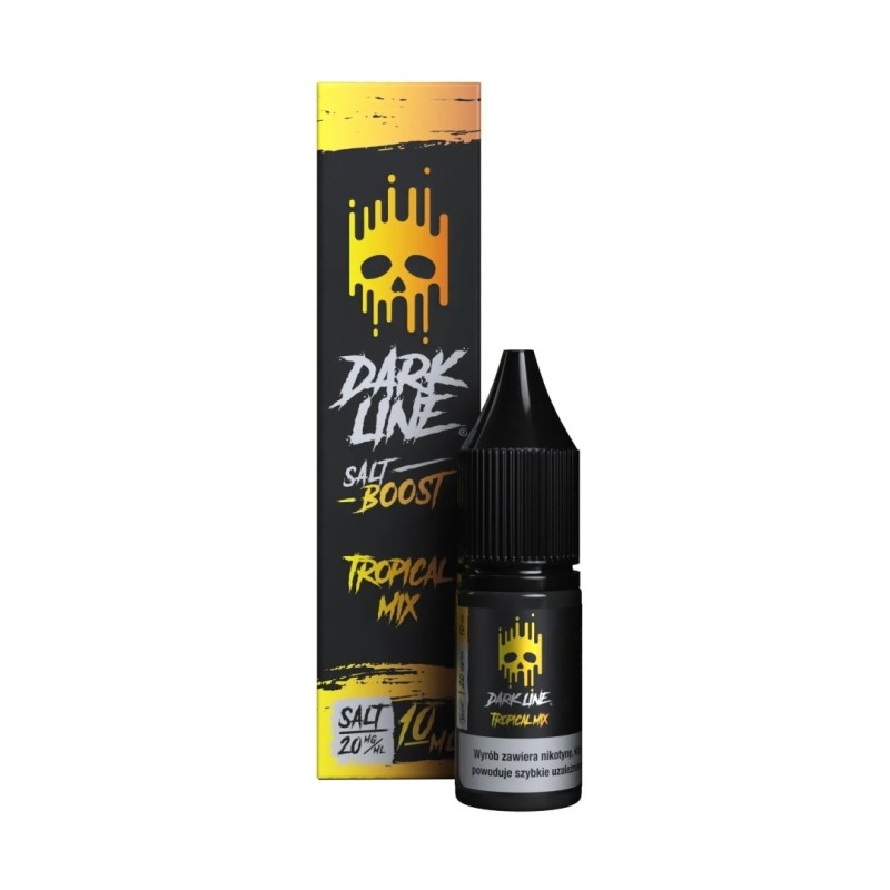 Liquid Dark Line Boost Salt 10ML - Tropic Mix 20MG (A25) | Eliq Vapoteur