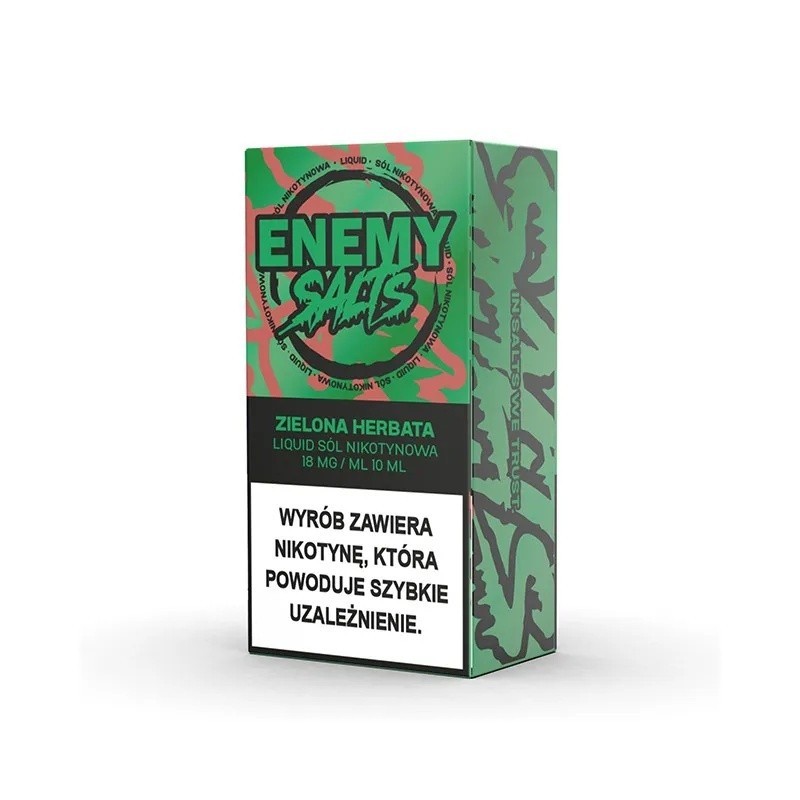 Liquid Enemy Salts - Zielona Herbata 18mg (A25) | Eliq Vapoteur
