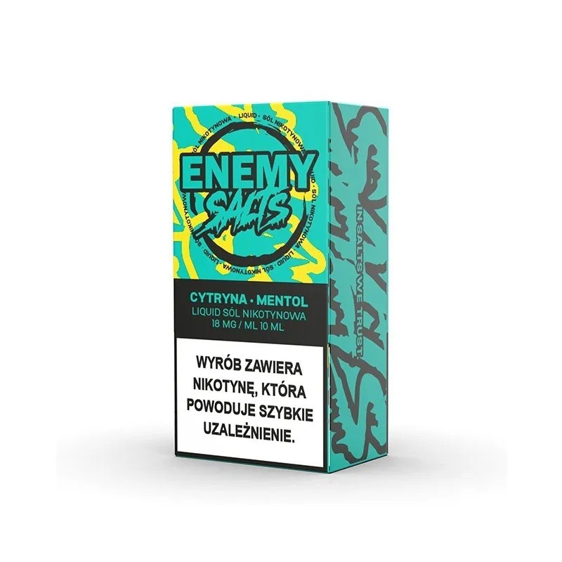 Liquid Enemy Salts - Cytryna Mentol 18mg (A25) | Eliq Vapoteur