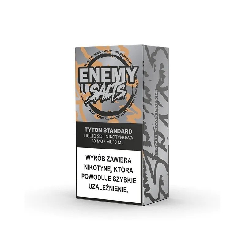 Liquid Enemy Salts - Tytoń Standard 18mg (A25) | Eliq Vapoteur