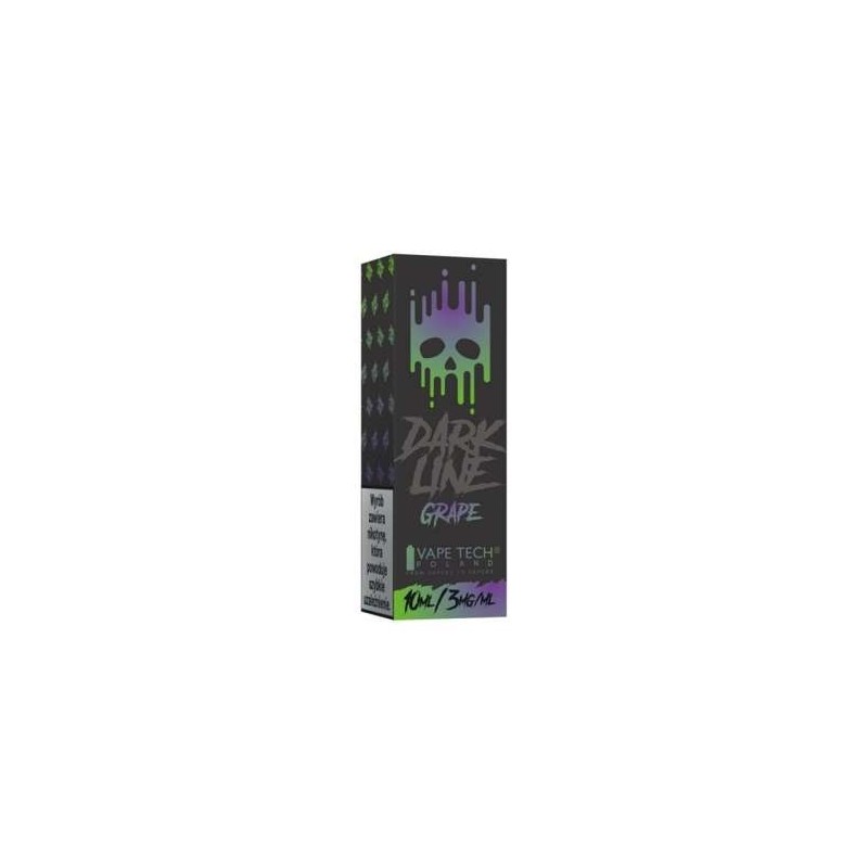 Liquid DARK LINE 10ml - Grape 3mg (A25) | Eliq Vapoteur