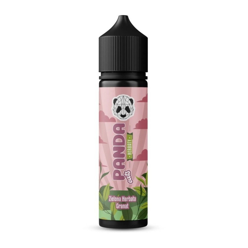 Longfill Panda Herbaty 10/60ml - Zielona Herbata Granat (A25) | Eliq Vapoteur