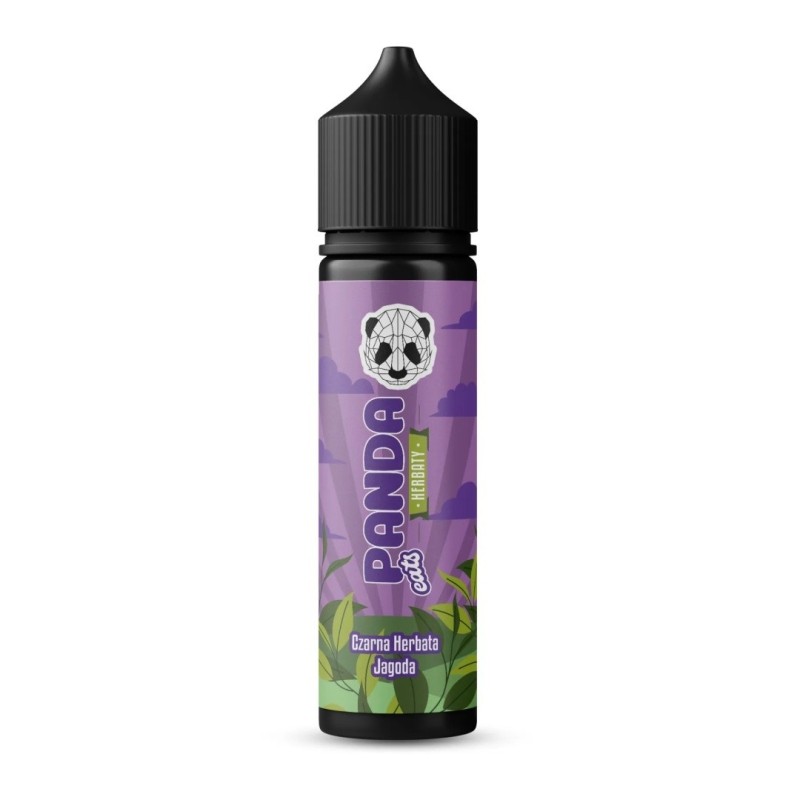 Longfill Panda Herbaty 10/60ml - Czarna Herbata Jagoda (A25) | Eliq Vapoteur