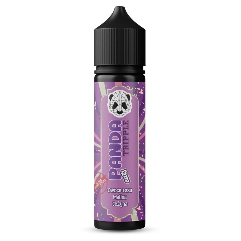 Longfill Panda Tripple 10/60ml - Owoce Lasu Malina Jeżyna (A25) | Eliq Vapoteur