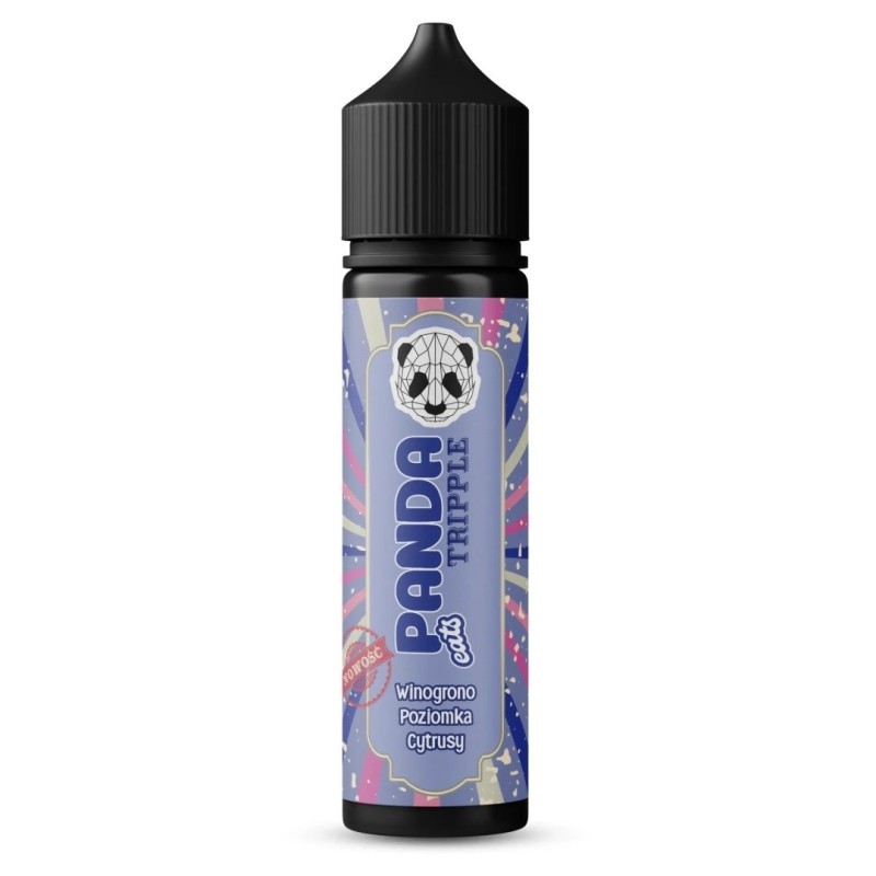 Longfill Panda Tripple 10/60ml - Winogrono Poziomka Cytrusy (A25) | Eliq Vapoteur